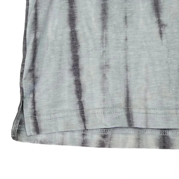 Tie Dye Short Sleeve T-shirt Size XL Blue‎ Gray Graphic Sshhh... Nobody Cares - Picture 5 of 8
